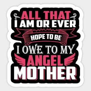 Mother`s Day - Angel Mother Sticker